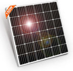 DOKIO 150W 18V Monocrystalline Solar Panel for 12V Systems, MC4 Connector, Aluminum Frame, Pre-Drilled Mounts for RV, Boat, Roof, Off-Grid Power