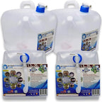 WaterStorageCube BPA Free Collapsible Water Container with Spigot, Camping Water Storage Carrier Jug for Outdoors Hiking Backpack & Survival Kit, Foldable Portable Water Canteen 1.3/2.6/5.3 Gallon