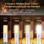 KLARUS CL2 Rechargeable Camping Lantern, 750LM 7 Light Modes Waterproof Foldable Tent Light with Power Supply for Emergency, Camping, Beach, Travel, Power Outages