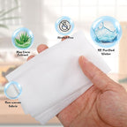200 Pcs Body Wipes Individually Wrapped Bulk,Body Wipes for Women and Men,Shower Wipe for Adults Bathing No Rinse, Personal Cleansing Wipe for Travel Gym Camping Outdoors Sports
