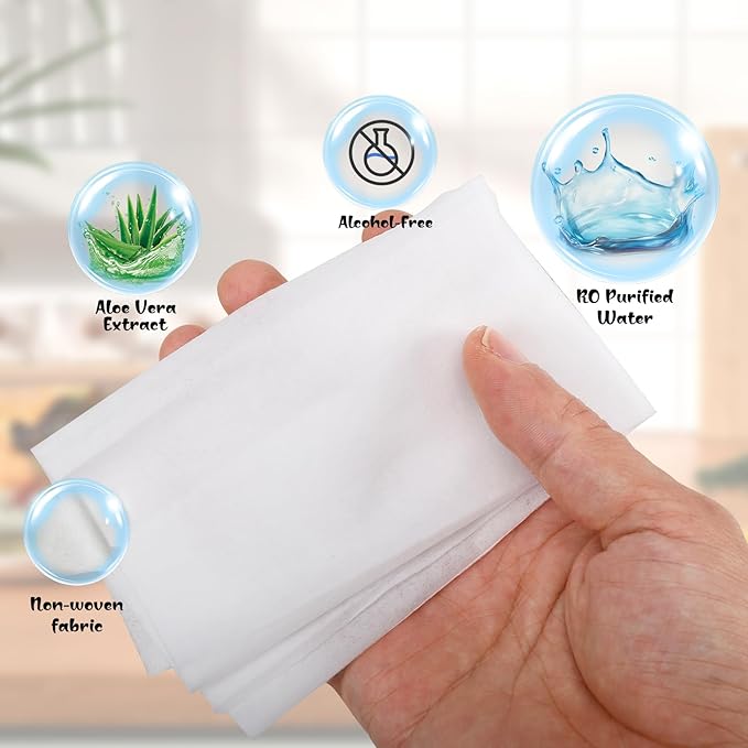 200 Pcs Body Wipes Individually Wrapped Bulk,Body Wipes for Women and Men,Shower Wipe for Adults Bathing No Rinse, Personal Cleansing Wipe for Travel Gym Camping Outdoors Sports