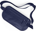 VENTURE 4TH Money Belt for Travel – Slim Hidden Under-Clothes RFID Blocking Anti-Theft Passport Holder & Travel Wallet Pouch for Men & Women to Protect Cash, Cards & Documents (Sleek Navy Blue)