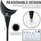 Female Urination Device, Reusable Female Urinal Silicone Women Pee Funnel Allows Women to Pee Standing Up, The Perfect Companion for Camping,Outdoor,Travel（Fuchsia）