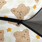 AILONEN Pink Lovely Rabbit Sleeping Bag for Girls Kids Adults,Warm and Cool Weather,Lightweight,Waterproof Backpacking,Cartoon Flowers Printed Bunny Sleeping Bag for Camping