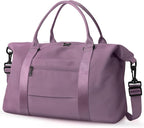Travel Duffle Bag, Waterproof Weekender Bag Carry On Tote Bags for Women, Travel Essentials Sport Gym Bag for Men, Hospital Bag for Labor and Delivery, Overnight Bag Luggage Bag with Trolley Sleeve