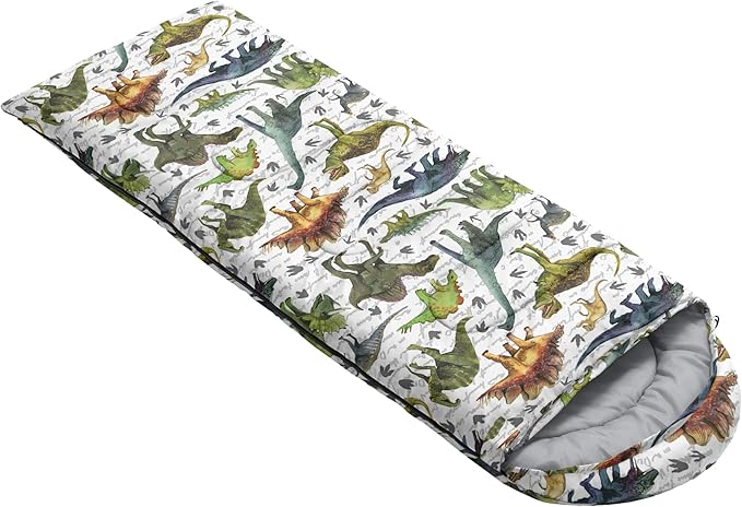 QOOMO Animals Camping Sleeping Bags,3 Season Warm & Cool Weather,Lightweight,Waterproof Sleeping Bags for Adults & Kids,Traveling,and Outdoors,Camping Gear Equipment