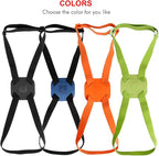 Luggage Straps Bag Bungees for Add a Bag Easy to Travel Suitcase Elastic Strap Belt (Orange, M-Orange)