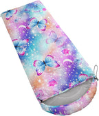 QOOMO Animals Camping Sleeping Bags,3 Season Warm & Cool Weather,Lightweight,Waterproof Sleeping Bags for Adults & Kids,Traveling,and Outdoors,Camping Gear Equipment