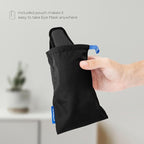 Ostrichpillow Eye Mask, Sleep Mask for Men Women 100% Blackout, No Pressure On Eyes, Soft & Breathable, Adjustable Fit, Travel Bag Included