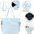 Bluboon Waterproof Beach Tote Pool Bags for Women Ladies Extra Large Carry On Bag With Wet Compartment for Weekender Travel
