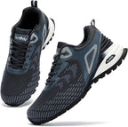 Kricely Men's Trail Running Shoes Non Slip Hiking Shoes Tennis Shoes Fashion Sneakers Workout Footwear