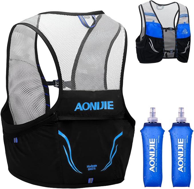 TRIWONDER Hydration Vest 2.5L Ultra Trail Running Backpack Hydration Pack Marathon Vest Lightweight Outdoor Hiking Cycling Daypack