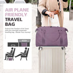 Travel Duffle Bag, Waterproof Weekender Bag Carry On Tote Bags for Women, Travel Essentials Sport Gym Bag for Men, Hospital Bag for Labor and Delivery, Overnight Bag Luggage Bag with Trolley Sleeve