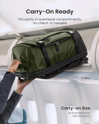 tomtoc Travel Backpack 40L, TSA Friendly Flight Approved Carry-on Luggage Hand Water-resistant Lightweight Business Rucksack, Durable Large Weekender Bag Daypack Fits 17.3 Inch Laptop