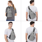 MOSISO Sling Backpack, Multipurpose Crossbody Shoulder Bag Travel Hiking Daypack