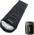 Atarashi Camping Sleeping Bag- 4 Seasons for Adults, Light, Warm, Extra-Large with Compression Sack- Great for Hiking, Backpacking & Outdoor Adventures