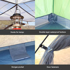 Camping Tent Portable Waterproof Instant Camping Tent with 1-Minute Setup Lightweight Tent for Camping Beach Outdoor Travel Backyard