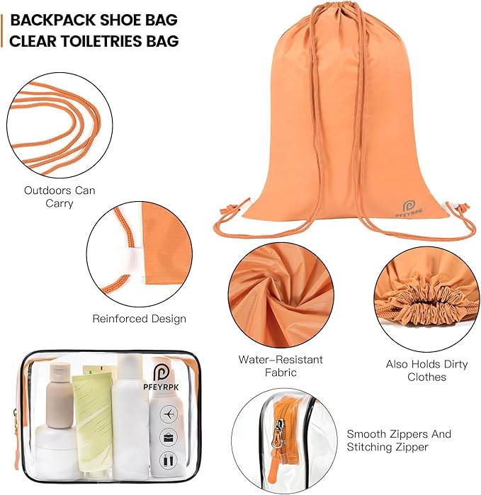 Lightweight Compression Packing Cubes for Suitcases, Compressible Expandable Travel Packing Organizer with Clear Toiletries and Backpack Bag, Travel Essentials for Carry on Luggage 7 Set