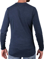 MERIWOOL Mens Base Layer - 100% Merino Wool Midweight Long Sleeve Thermal Shirt