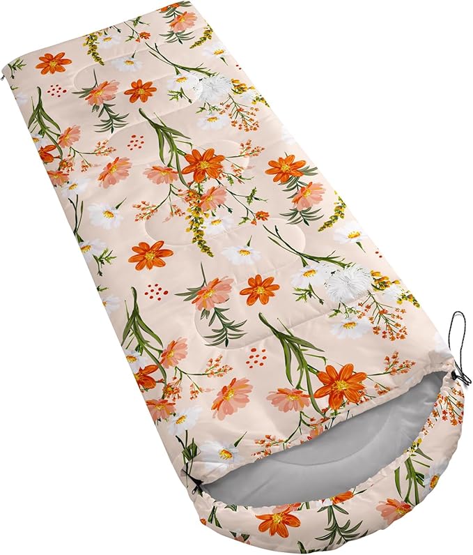 Sleeping Bags for Adults and Kids Backpacking Camping Sleeping Bags for Girls and Boys Lightweight Waterproof Cold/Warm Sleeping Bag for Season Camping Essentials Outdoor Travel with Compression Bags