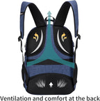 SHRRADOO Anti Theft Laptop Backpack Travel Backpacks with usb Charging Port for Women Men High School College Backpack Computer Bag Fits 17 Inch Laptop,Royal Blue