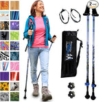 York Nordic Motivator Walking Poles for Balance and Rehab - Patented Stability Grips - Lightweight, Adjustable, and Collapsible - 2 Pieces Adjustable w/flip Locks - Heights 4'6" up to 6'2" - 230 lbs