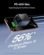 Baseus Laptop Portable Charger & 45W USB C Charger Block 2 Pack