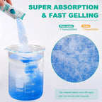 Lemon Portable Toilet Gel, Poo Gel for Potty, Camping Toilet Powder for Bucket, Eco Absorbent Gelling, Portable Urine Packets for Outdoor Recreation Supplies(50)