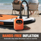 Paddle Board Pump, 20PSI High Pressure SUP Pump with Auto-Off, Dual Stage Inflation & Deflation for Stand Up Paddle Boards, Boat, Tent, Mattress