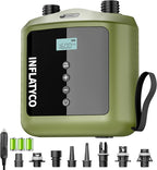 Portable Paddle Board Pump Electric Sup Air Pump, Battery Powered High Pressure Inflator with Cordless & Corded Mode for Inflatable Standup Paddleboard Kayak Tent Boat Dinghy Raft