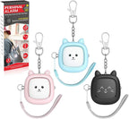 Personal Safety Alarm, VIGOROAD 3 Pack Loud 130dB Siren Emergency Panic Alarm with LED Light, Easy Pull Pin Keychain Self-Defense Security Alarm for Women, Seniors, Kids