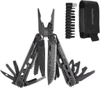 Multitool, 25-in-1 Spring Loaded Pliers Multi Tool, Each Tools with Safety Lock-Stainless Steel Multi-Tool, Propylene Sheath, Survival Gear for Camping, Hiking, Multi Plier, Pocket Knife