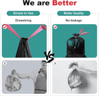 Portable Toilet Bags，Drawstring Camping Toilet Bags Toilet Trash Bags Leak-Proof, Waste Bags for Camping, Hiking, Traveling,Emergency, Outdoor Activities