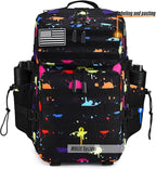 Military Tactical Backpack 45L Large Tactical Backpack for Men, Hiking Rucksack With Bottle Holder