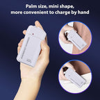 Portable AA Battery Travel Charger for Samsung Galaxy J3 Achieve and Emergency Re-Charger with LED Light! (Takes 2 AA Batteries) [White]