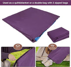 REDCAMP Ultra Lightweight Sleeping Bag for Backpacking, Hiking, Comfort for Adults Warm Weather, with Compression Sack