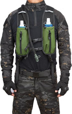 ATBP Running Hydration Vest Pack Tactical 3L Water Bladder Backpack Bag for Cycling Marathon Hiking Daypack Men & Women