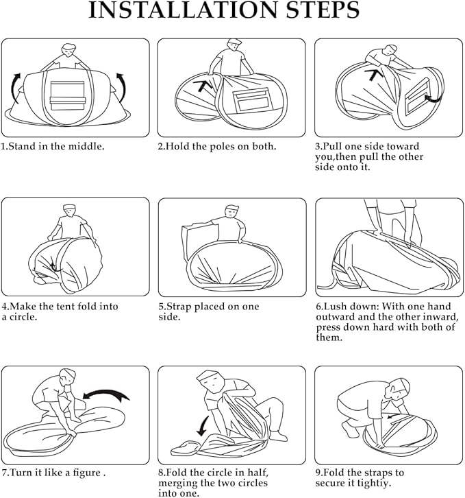 Pop Up Camping Tent 2/4 Person, Instant Family Tents, Easy Setup Automatic Tent for Camping Hiking & Traveling
