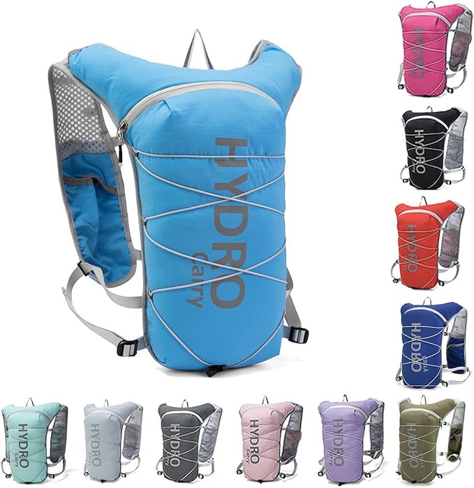 Lightweight Running Vest for Women and Men Hydration Backpack Pack with 1.5L Water Bladder Bag for Hiking Trail Running Gear Cycling Marathon