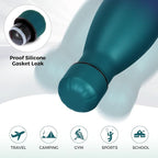 Volhoply 25oz Insulated Water Bottles 1/2/4 Pack, Double Wall Stainless Steel Vacuum Flask Keeps Cold & Hot, BPA Free Leakproof Bottle (Dark Night,2 Pack)