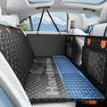 Dog Car Seat Cover for Back Seat with Hard Bottom,Waterproof Back Seat Extender for Dogs,Dog Hammock Dogs Bed for Cars, SUVs,Pet Seat Cover for Back Seat Holds 400lbs with Mesh Window & Pocket