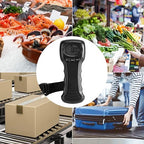Luggage Scale,Ocs‑8 50kg/110lb Portable Travel Hanging Luggage Scale Electronic Weight, Suitcase Weighing Scale with LCD Digital Display for Travel Home Fair, Battery Not Included, Black