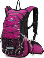 15L Insulated Hydration Backpack Pack with 2L Water Bladder Lightweight Hiking Backpack Bag for Women Men Daypack for Hiking Running Festival Camping Biking