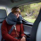 HEST Camping Pillow - Temperature Resilient, Memory Foam, Packable Travel Pillow