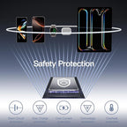 2025 Updated M3 Ultra Slim 0.4'' Wireless Power Bank, 12800mAh Magnetic Portable Charger with Built in Cable and Strap, LED Battery Pack Travel Essentials for iPhone 16/15/14/13/12/Pro/Pro Max Andriod