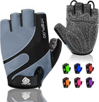 Bike Gloves for Men Women with Anti-Slip Shock-Absorbing Pad, Light Weight Half-Finger Cycling Gloves