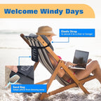 Hikenture Beach Pillow for Sand 2-Pack, Washable Inflatable Pillows for Pool, Portable Camping Pillows with Removable Cover, Soft Air Sand Pillow Built-in Sandbag