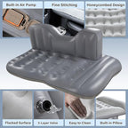 Coverado Car Air Mattress Back Seat, Portable Wireless Inflatable Bed with Built in Air Pump&Pllow, Storage Bag, Patch Kit, Universal Back Seat Bed Sleeping Pad Fit Most Car Suvs, L-51,W-32