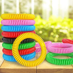 18 Pack Mosquito Repellent Bracelets for Adults & Kids, DEET-Free Waterproof Bands, Individually Wrapped Repellent Wristbands