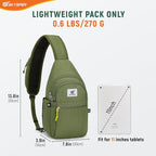 SKYSPER Sling Bag RFID Anti-Theft Crossbody Bag Recycled Travel Cross Body Bag Shoulder Sling Daypack